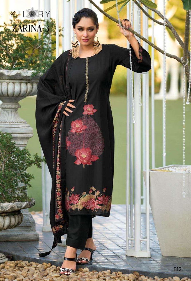 Zarina 3 By Kilory Viscose Muslin Digital Printed Salwar Kameez Wholesale Online